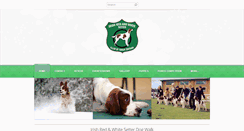 Desktop Screenshot of irishredandwhitesetterclub.com