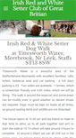 Mobile Screenshot of irishredandwhitesetterclub.com